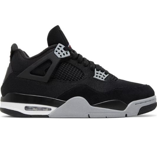 Jordan 4 "Black Canvas"